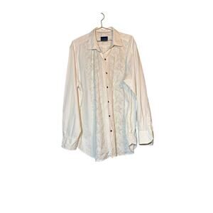 Tommy Bahama mens XL button down shirt white button down in great condition